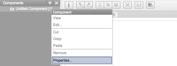 components properties