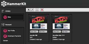 Manage all sites